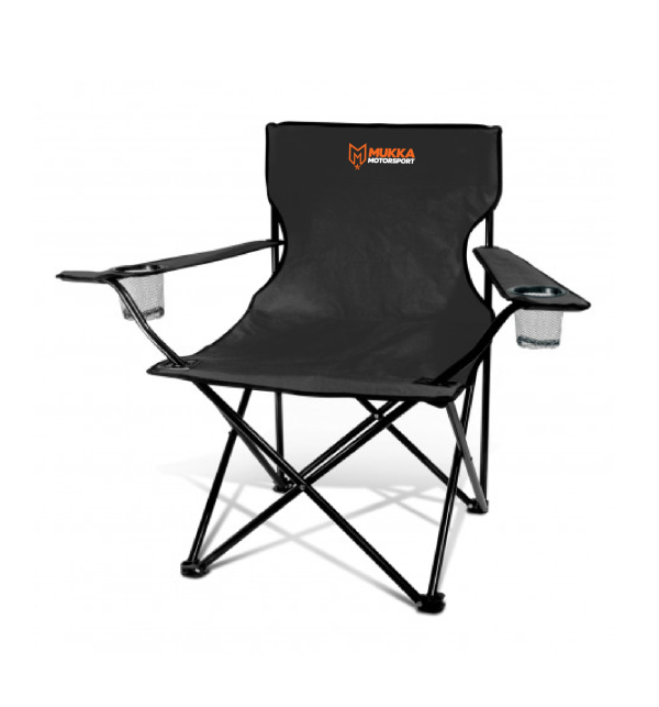 Mukka Motorsport Foldable Chair – Black