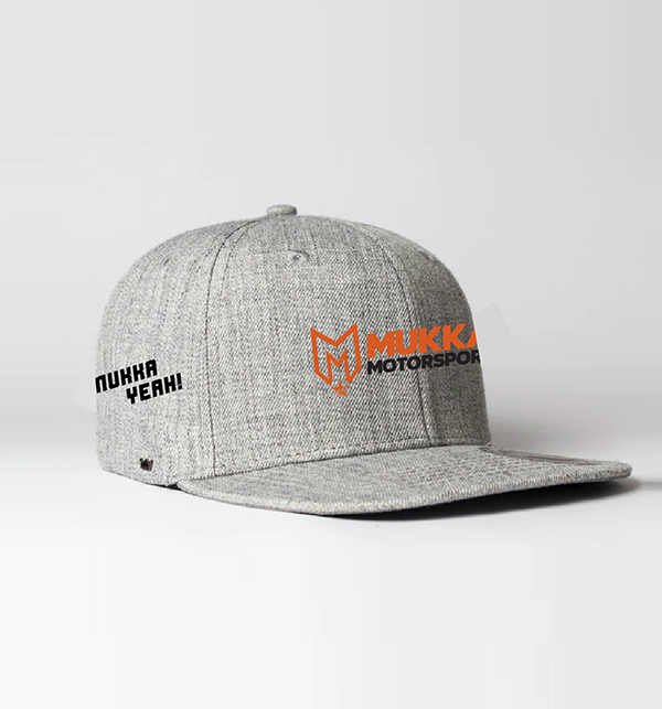 Mukka Motorsport – Snapback Hat – Grey